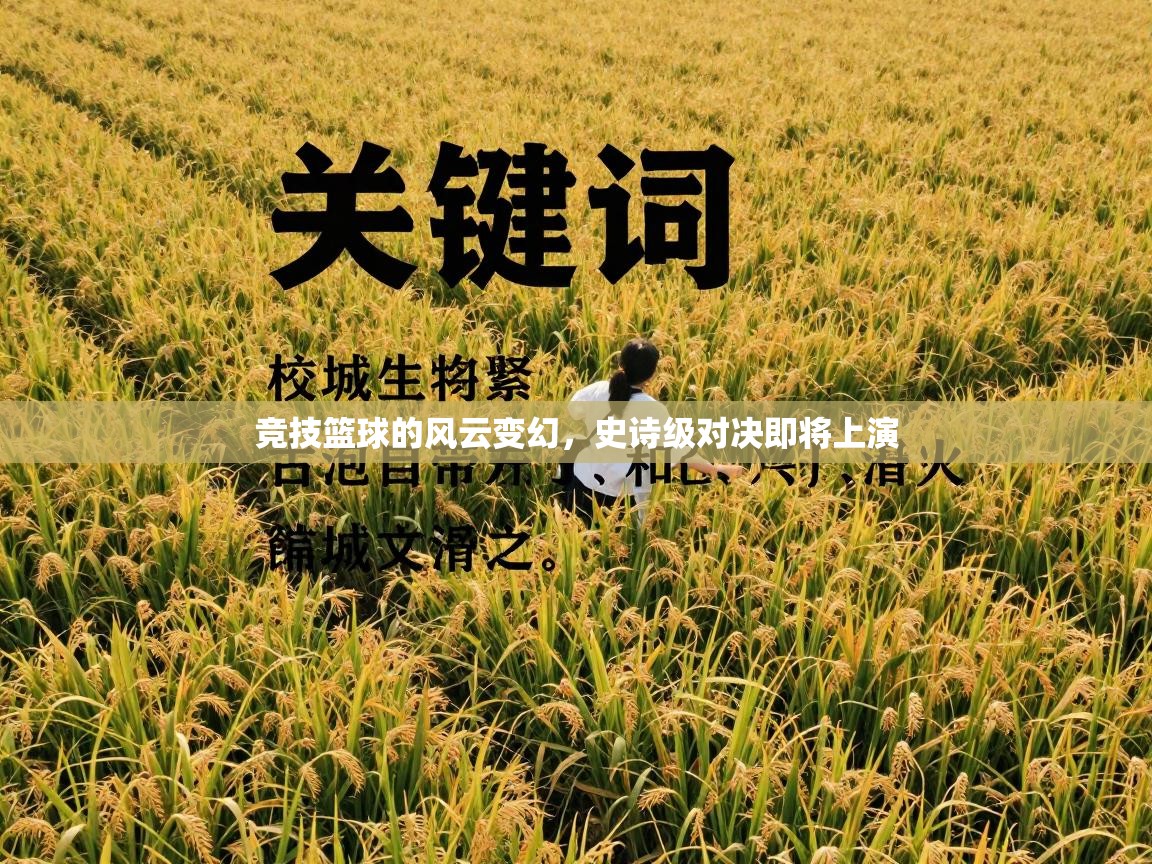 竞技篮球的风云变幻，史诗级对决即将上演  第1张