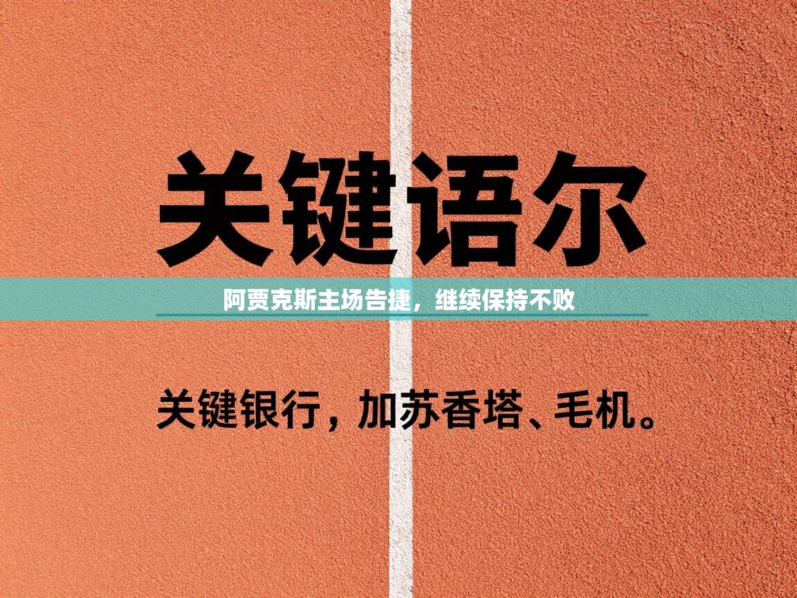 阿贾克斯主场告捷，继续保持不败  第1张